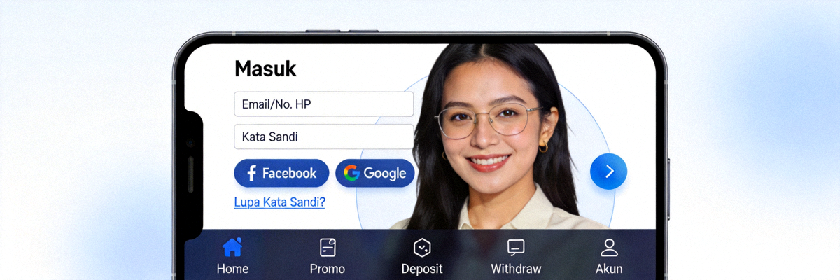 Proses login dan navigasi mudah di aplikasi M88 mobile untuk pengguna Indonesia